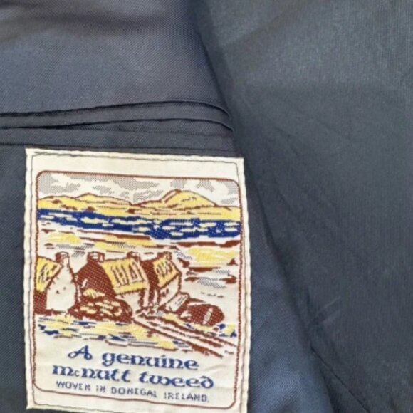 Vintage men's jacket. A genuine Mc nutt tweed. Woven in Donegal Ireland! - Picture 2 of 15